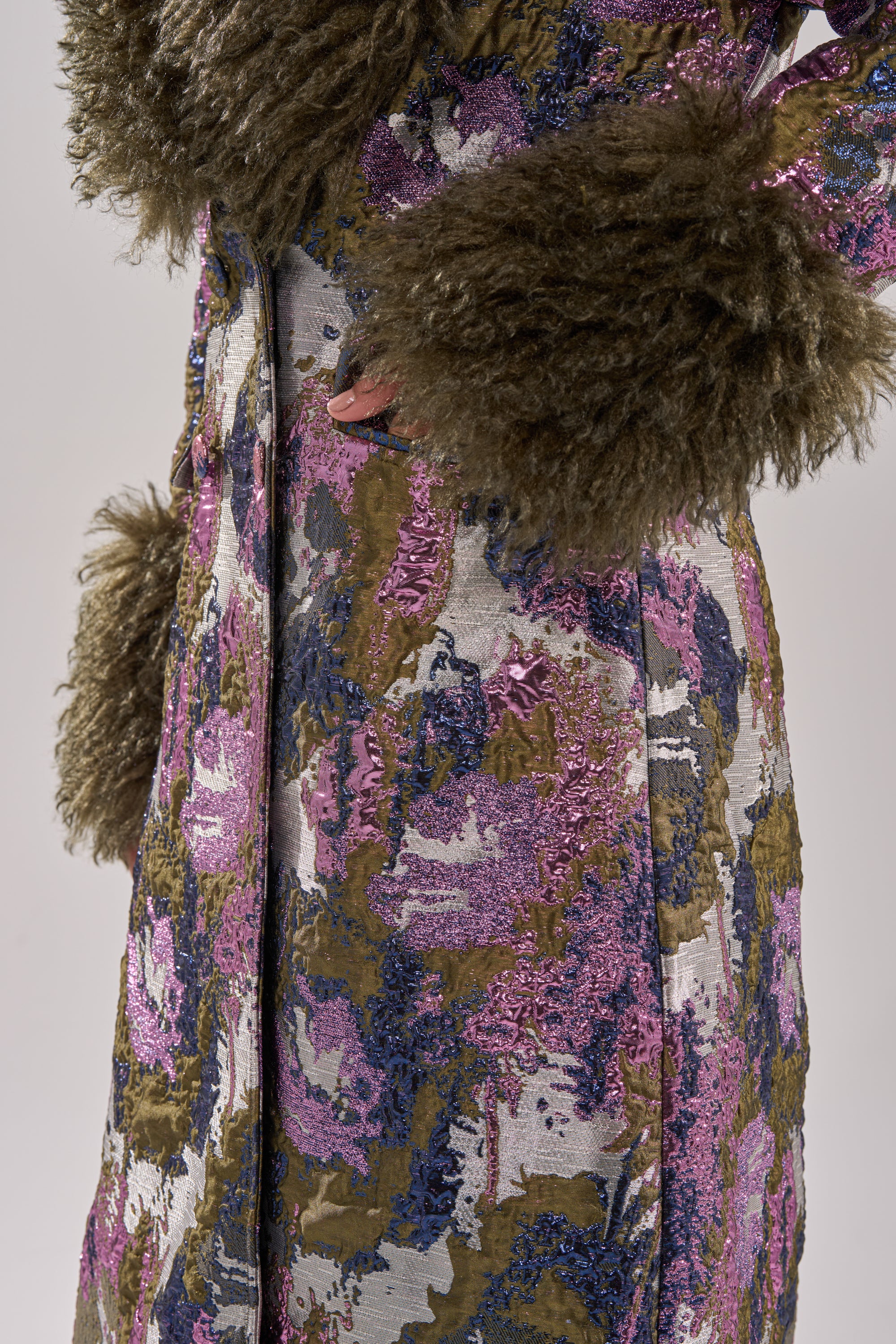 GEORGINA BROCADE TRENCH - Image 12