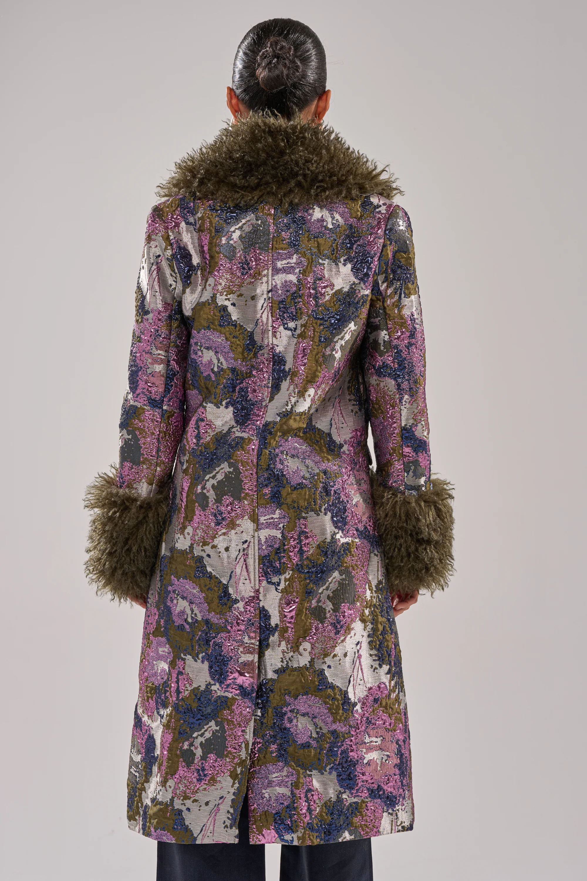 GEORGINA BROCADE TRENCH - Image 5
