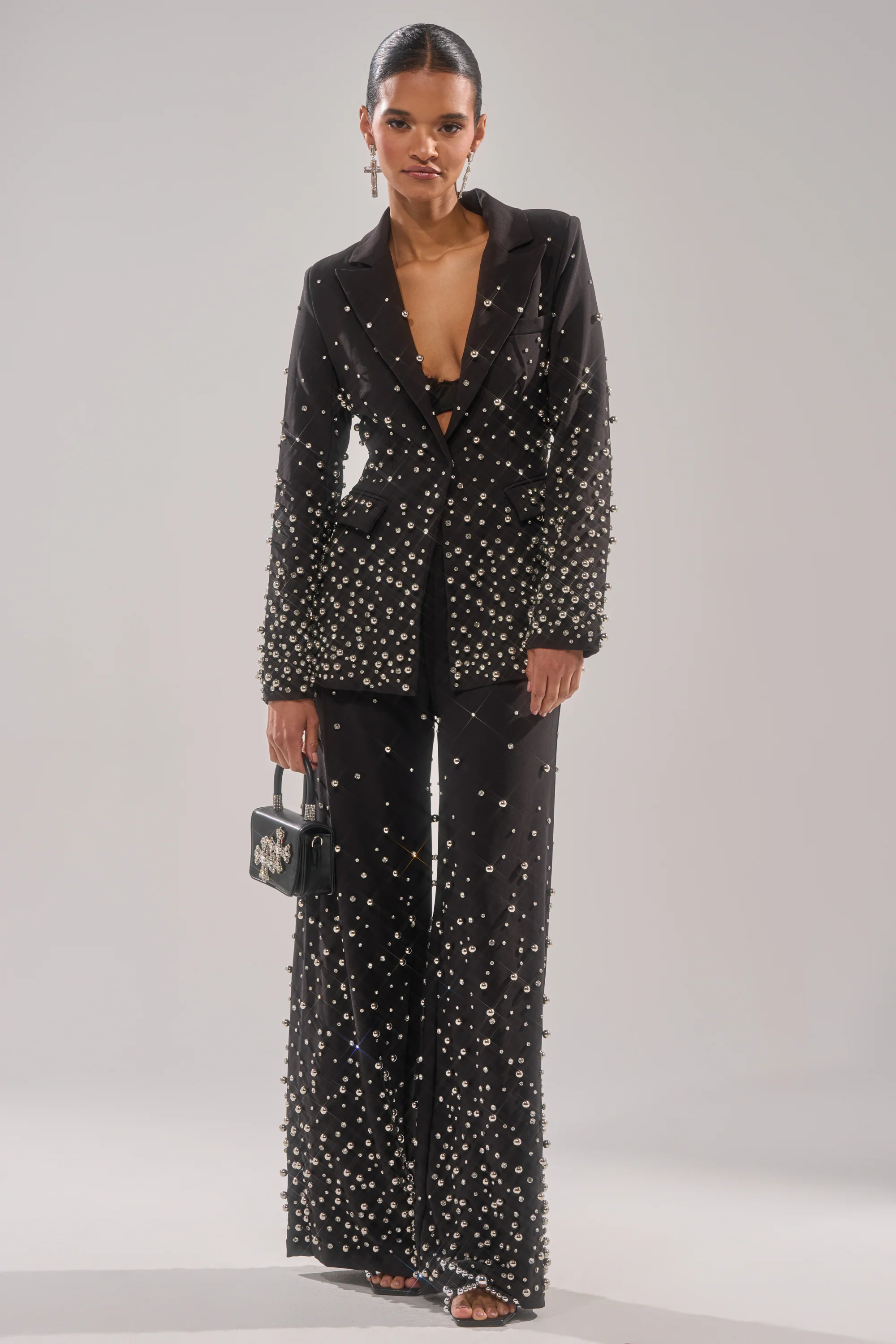 GET CLOSER EMBELLISHED TROUSER