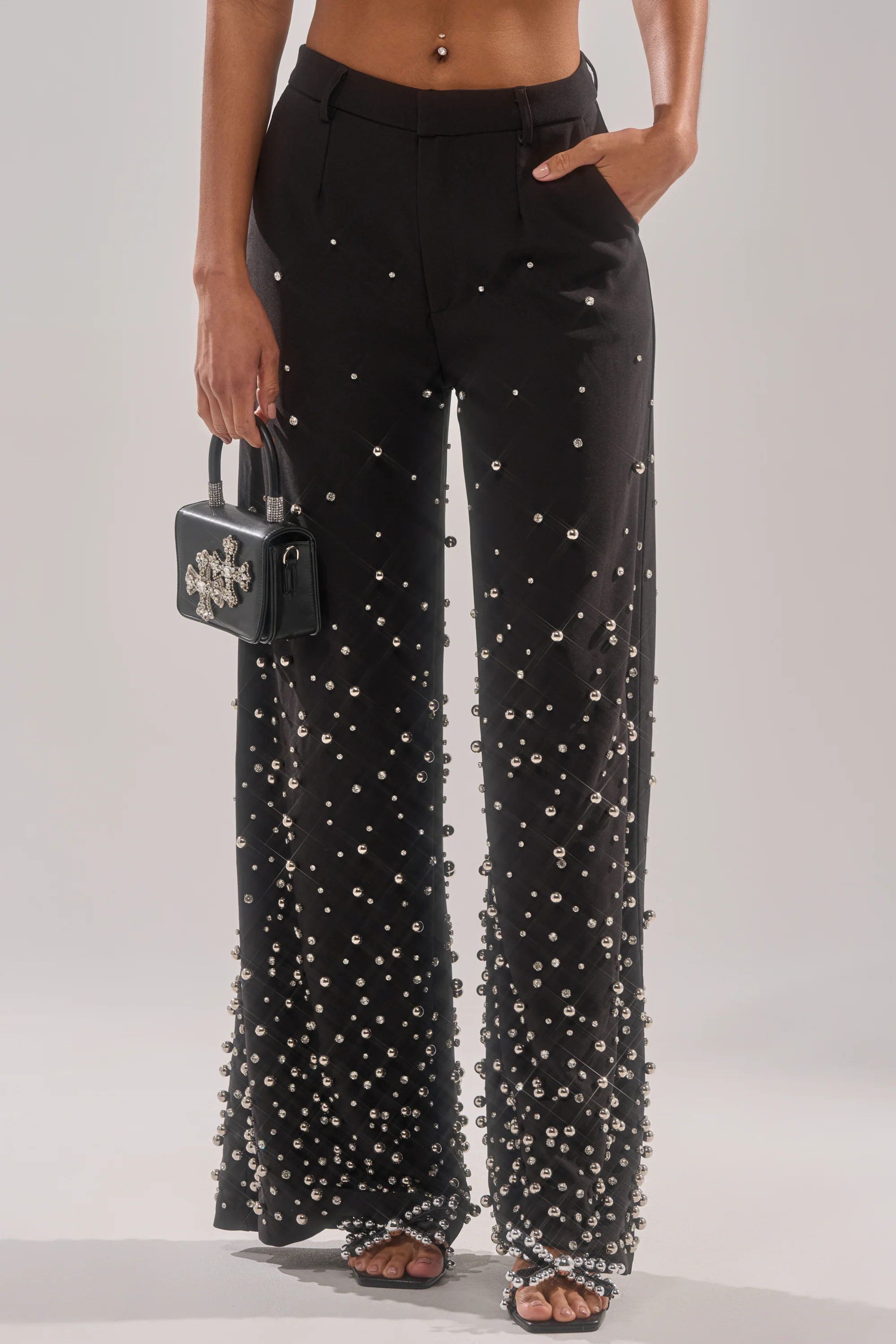 GET CLOSER EMBELLISHED TROUSER - Image 2