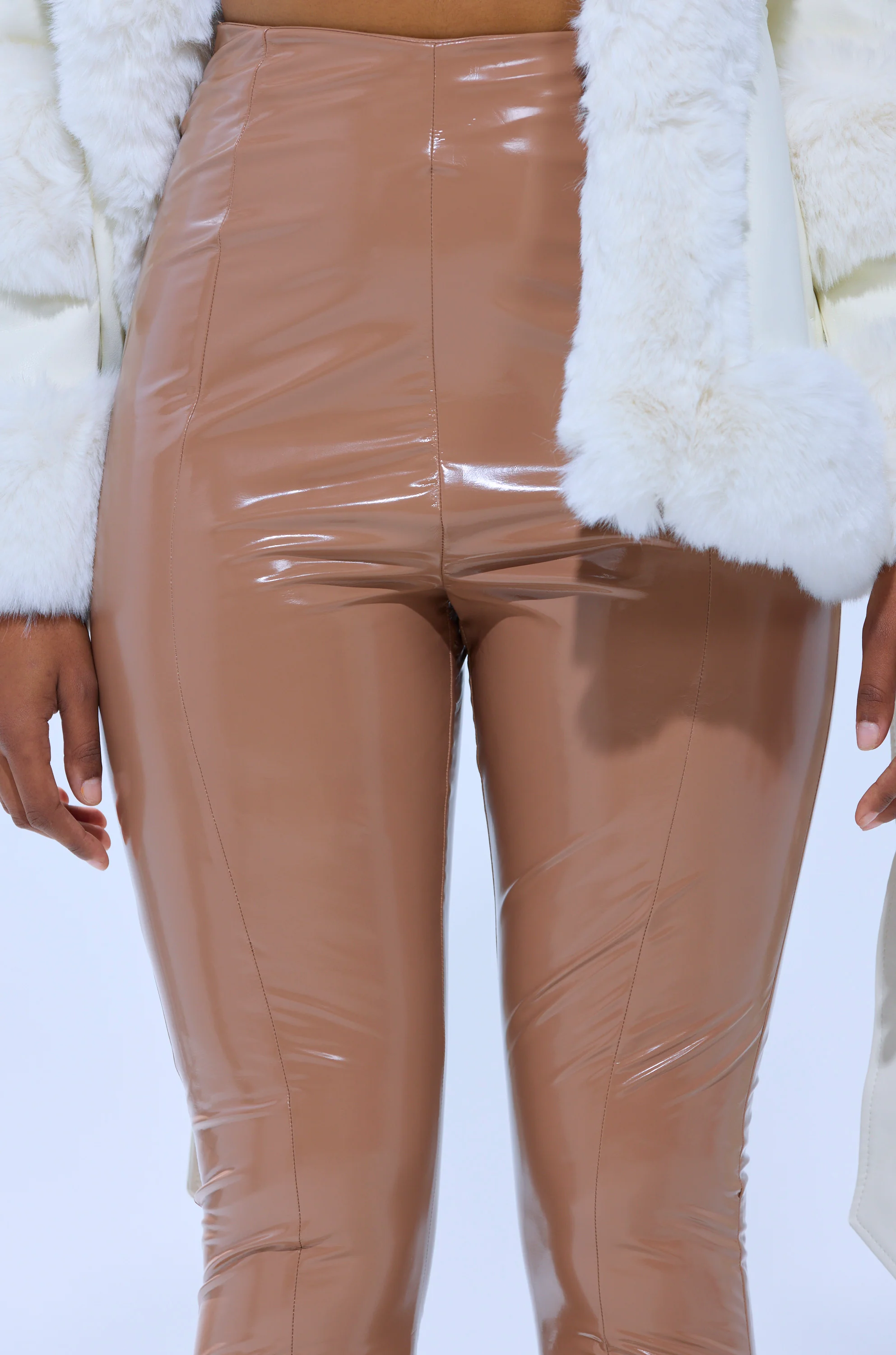 GET GROOVY FAUX LEATHER SKINNY LEGGING - Image 8