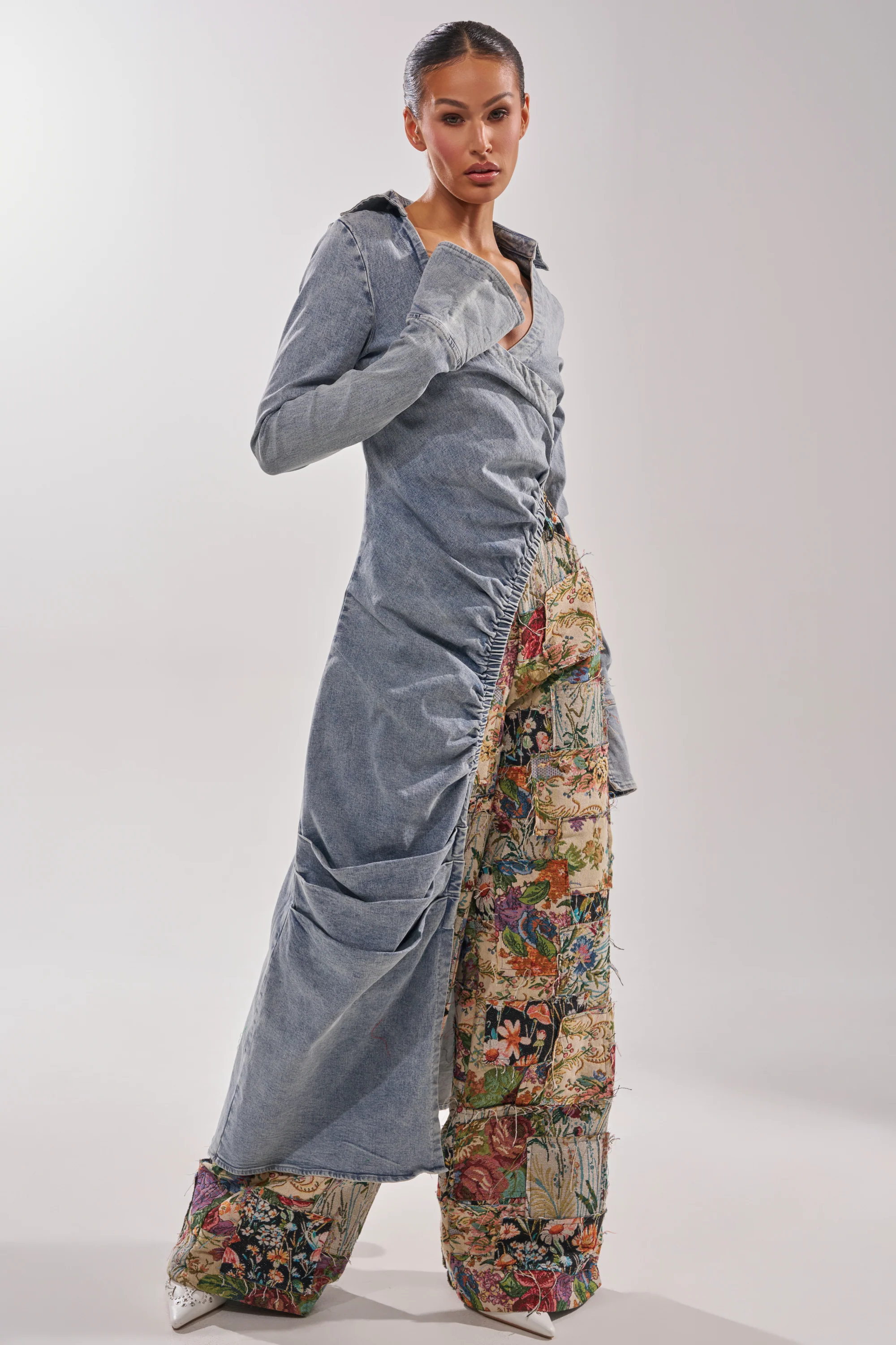 GET MY CLOSE UP EMBELLISHED BUTTON DOWN SHIRT - Image 3