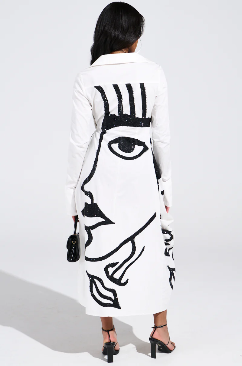 GET MY CLOSE UP EMBELLISHED BUTTON DOWN SHIRT - Image 6