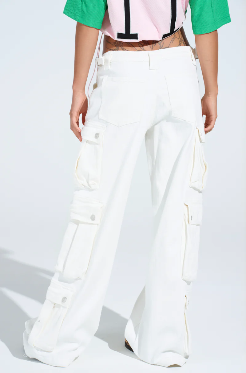 GET RIGHT TO IT CARGO DENIM PANT - Image 5