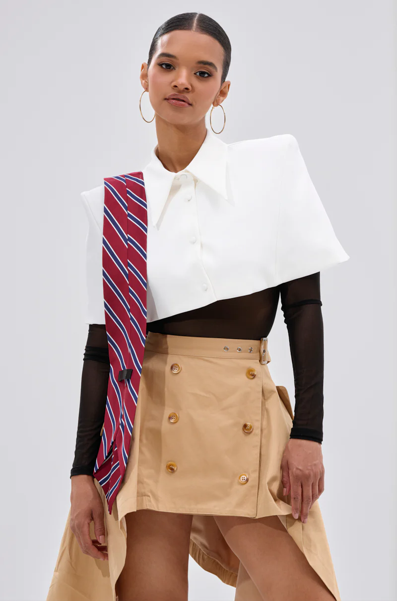 GET WITH IT BUTTON DOWN BODYSUIT - Image 3