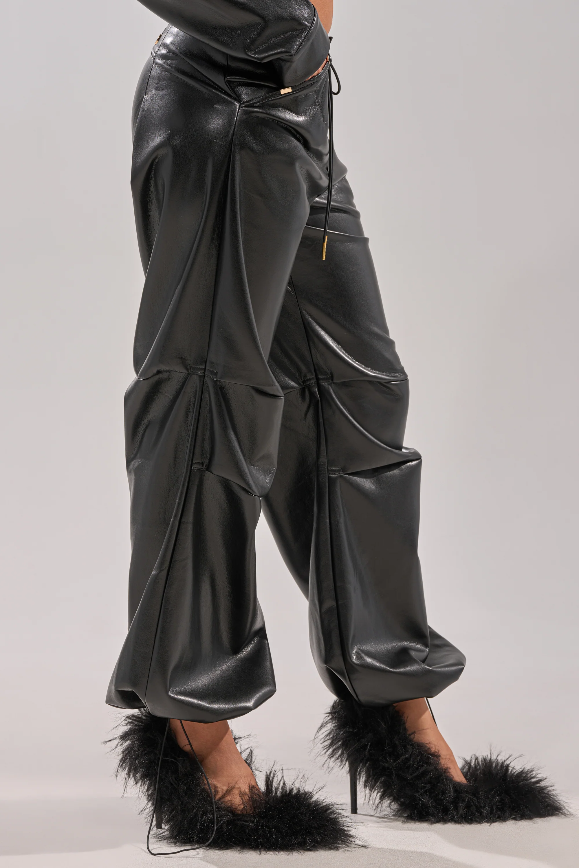 GET WITH IT FAUX LEATHER TROUSER - Image 5