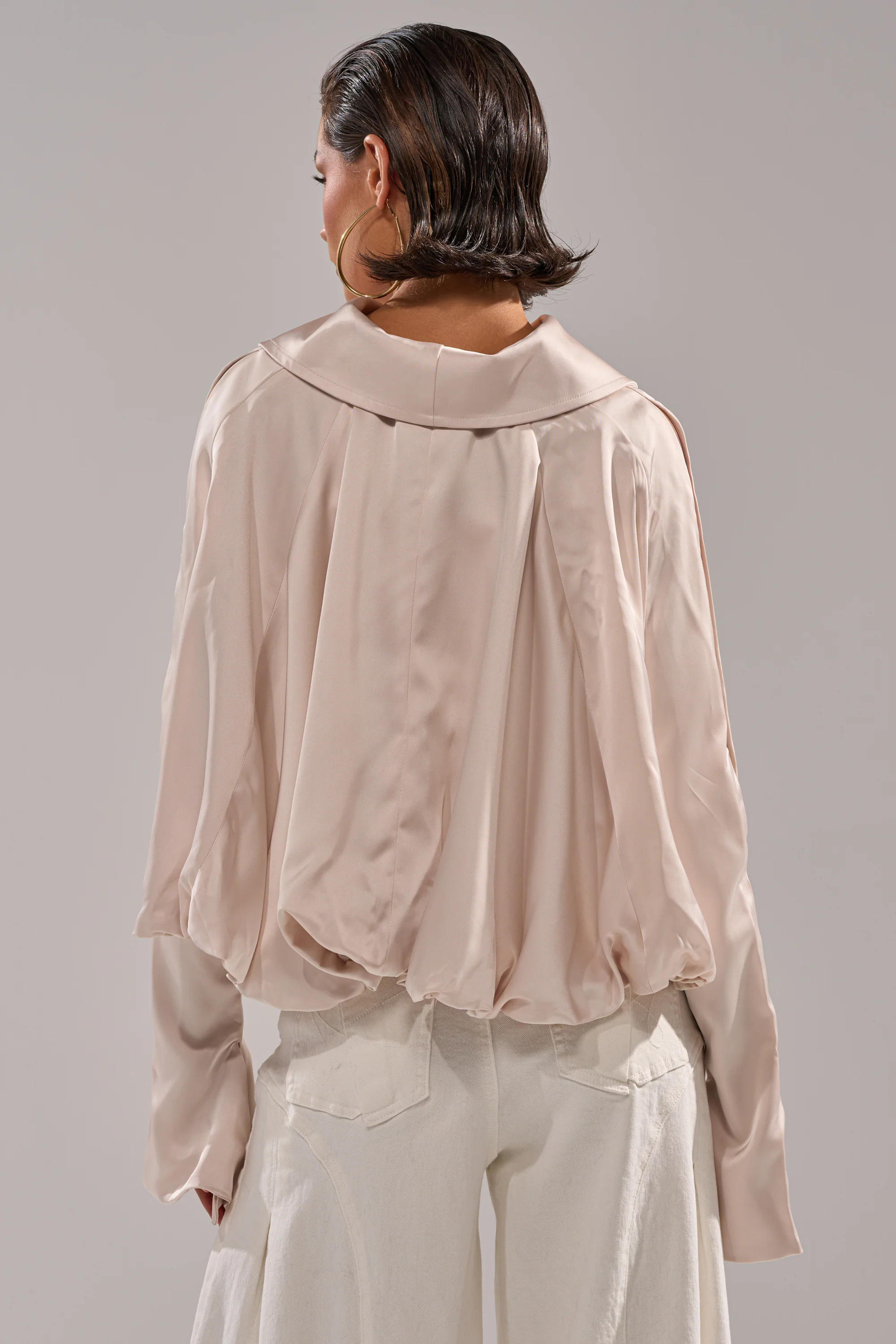 GET WITH IT SATIN BLOUSE - Image 6