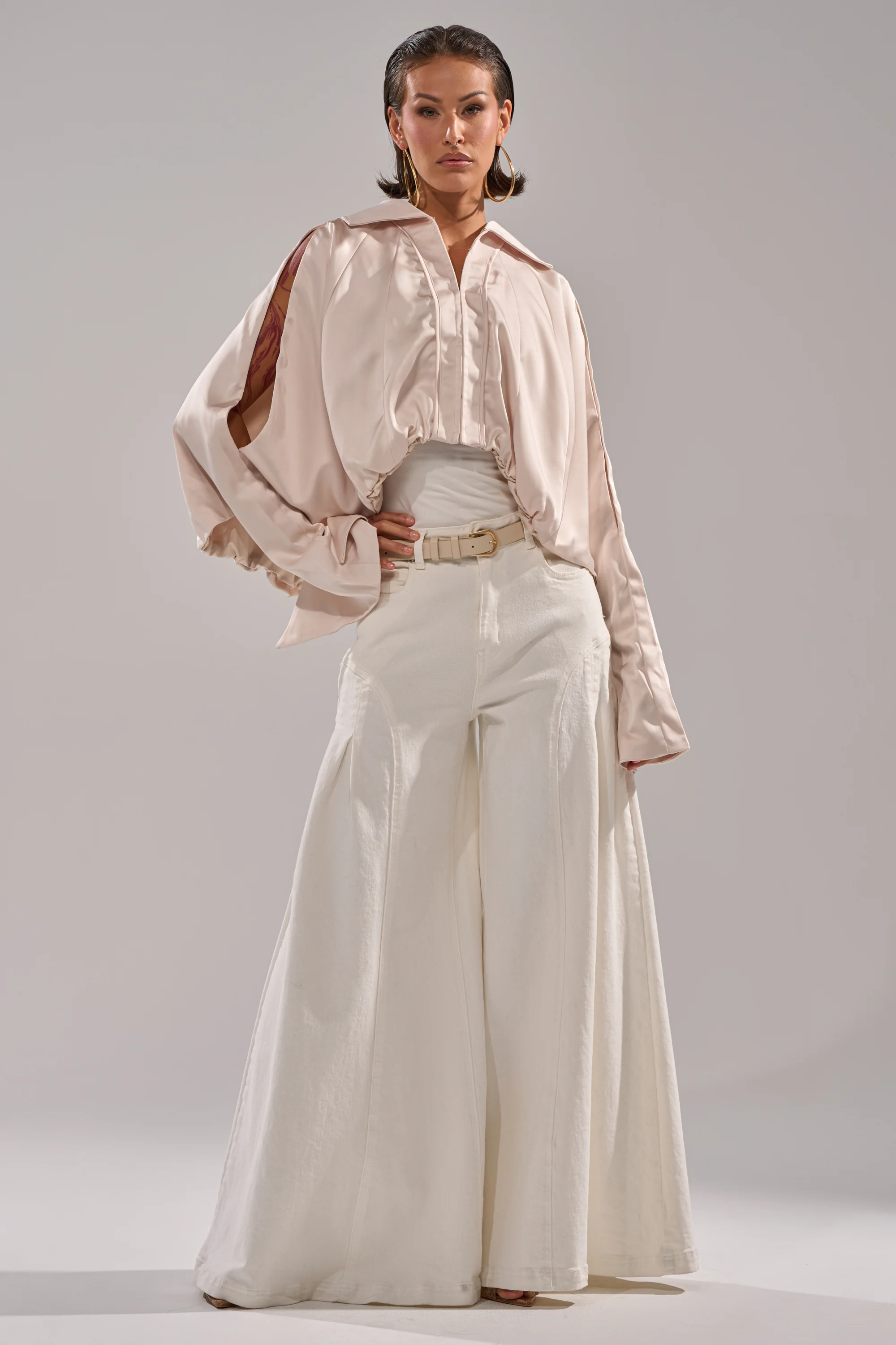 GET WITH IT SATIN BLOUSE - Image 8