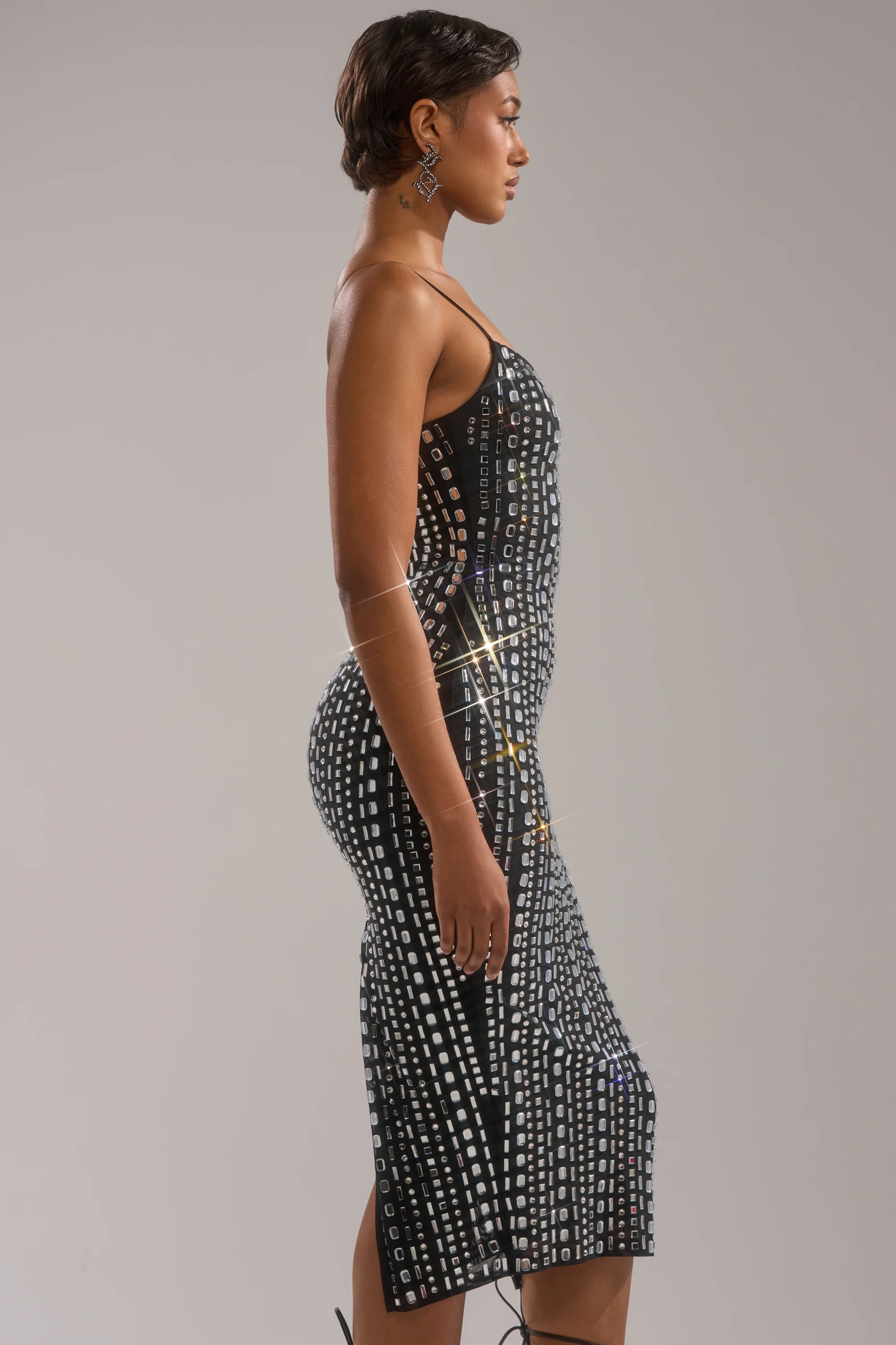 GIA RHINESTONE MAXI DRESS - Image 3