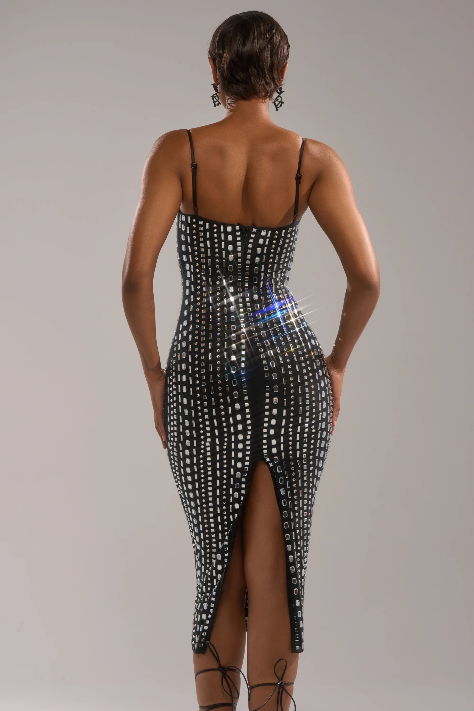 GIA RHINESTONE MAXI DRESS - Image 4