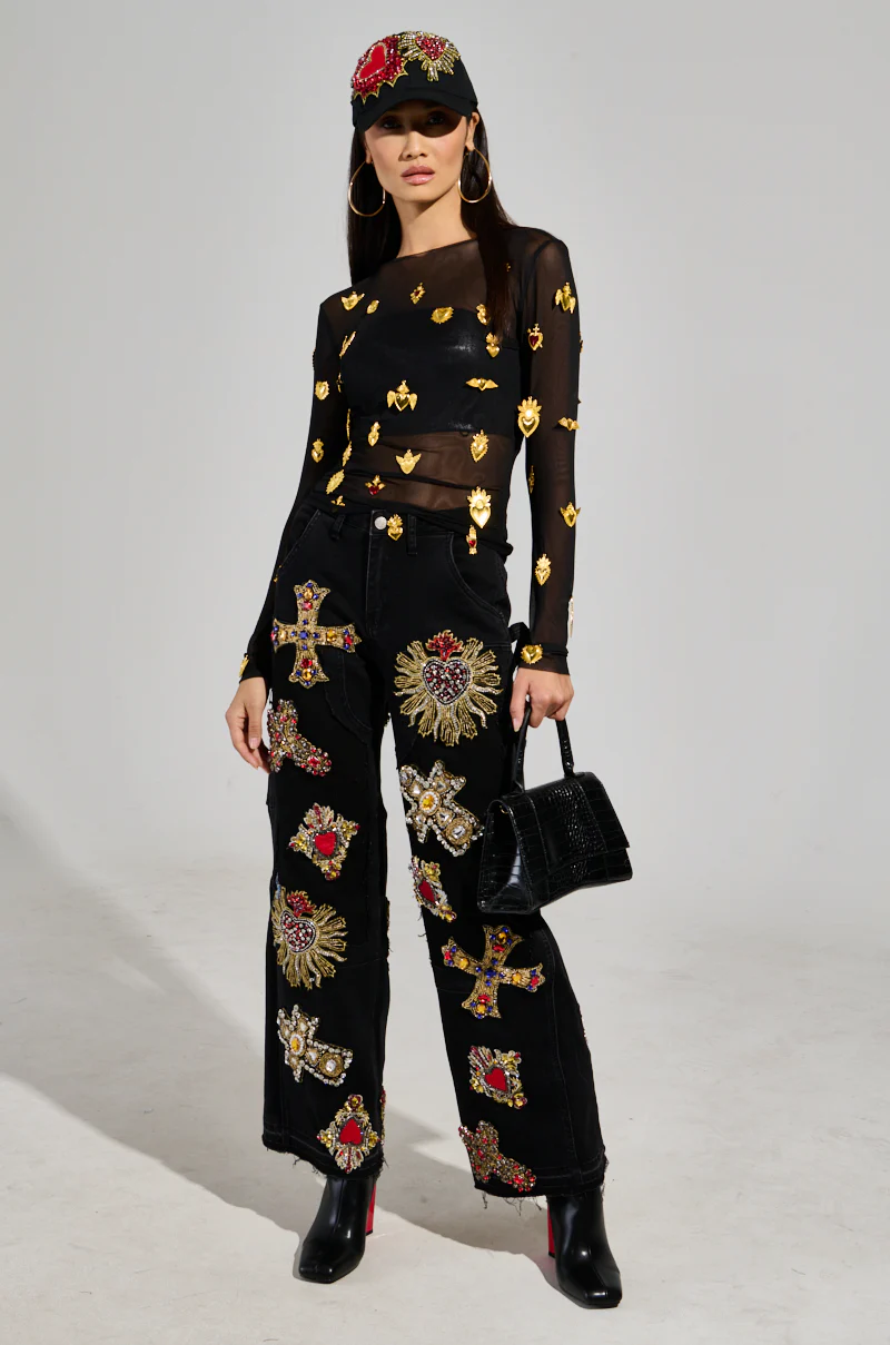GILDED MESH TOP - Image 6