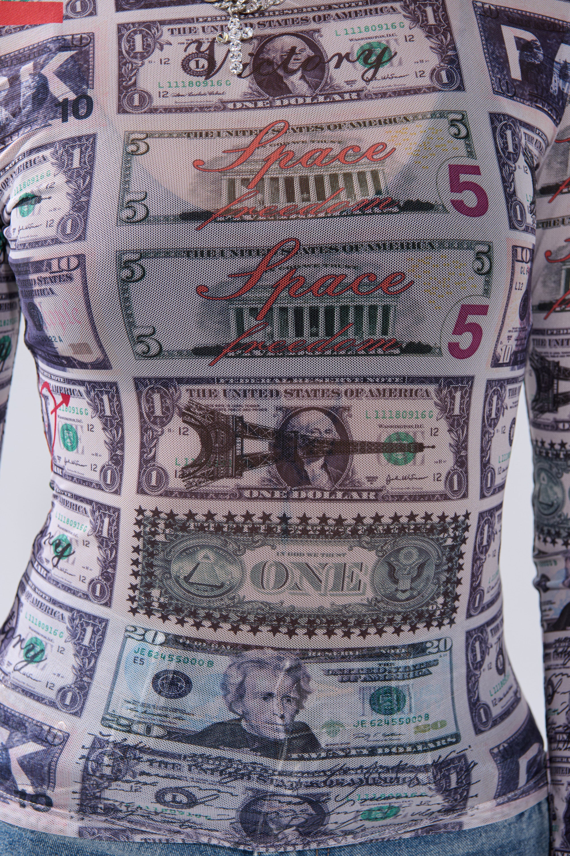 GIMME THE MONEY MESH LONG SLEEVE - Image 9