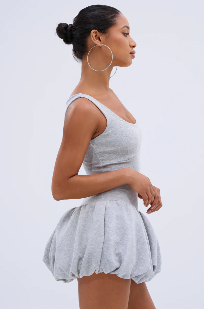 GINA FRENCH TERRY MINI DRESS - Image 3