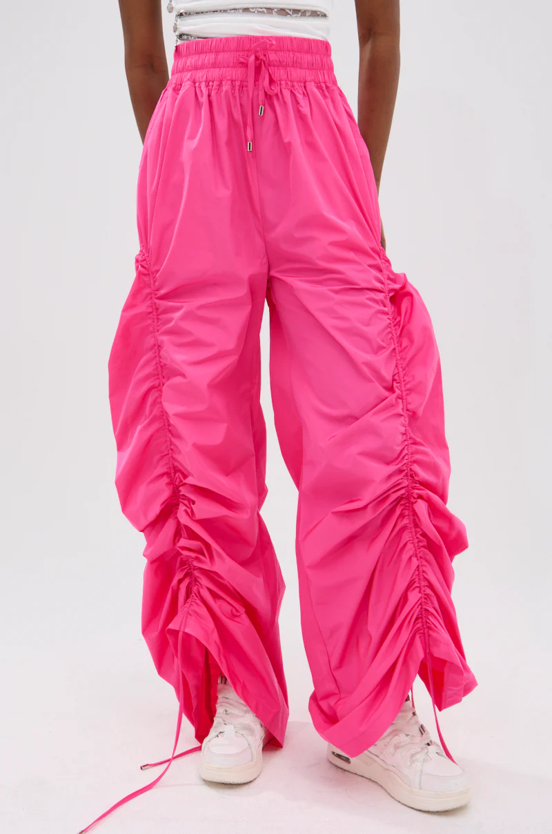 GIRL ON FIRE RUCHED JOGGER - Image 3