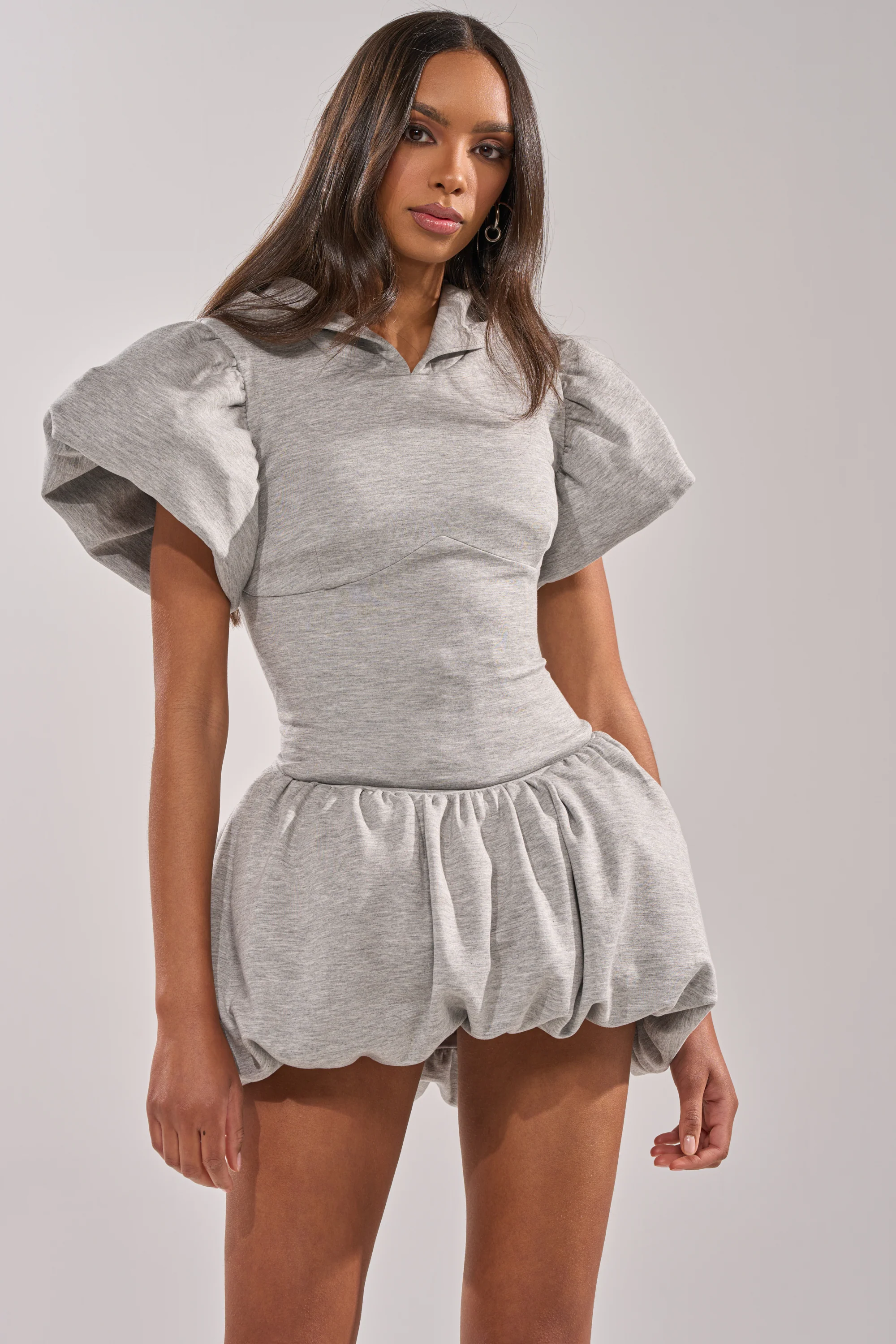 GIRL POWER FRENCH TERRY MINI DRESS - Image 3