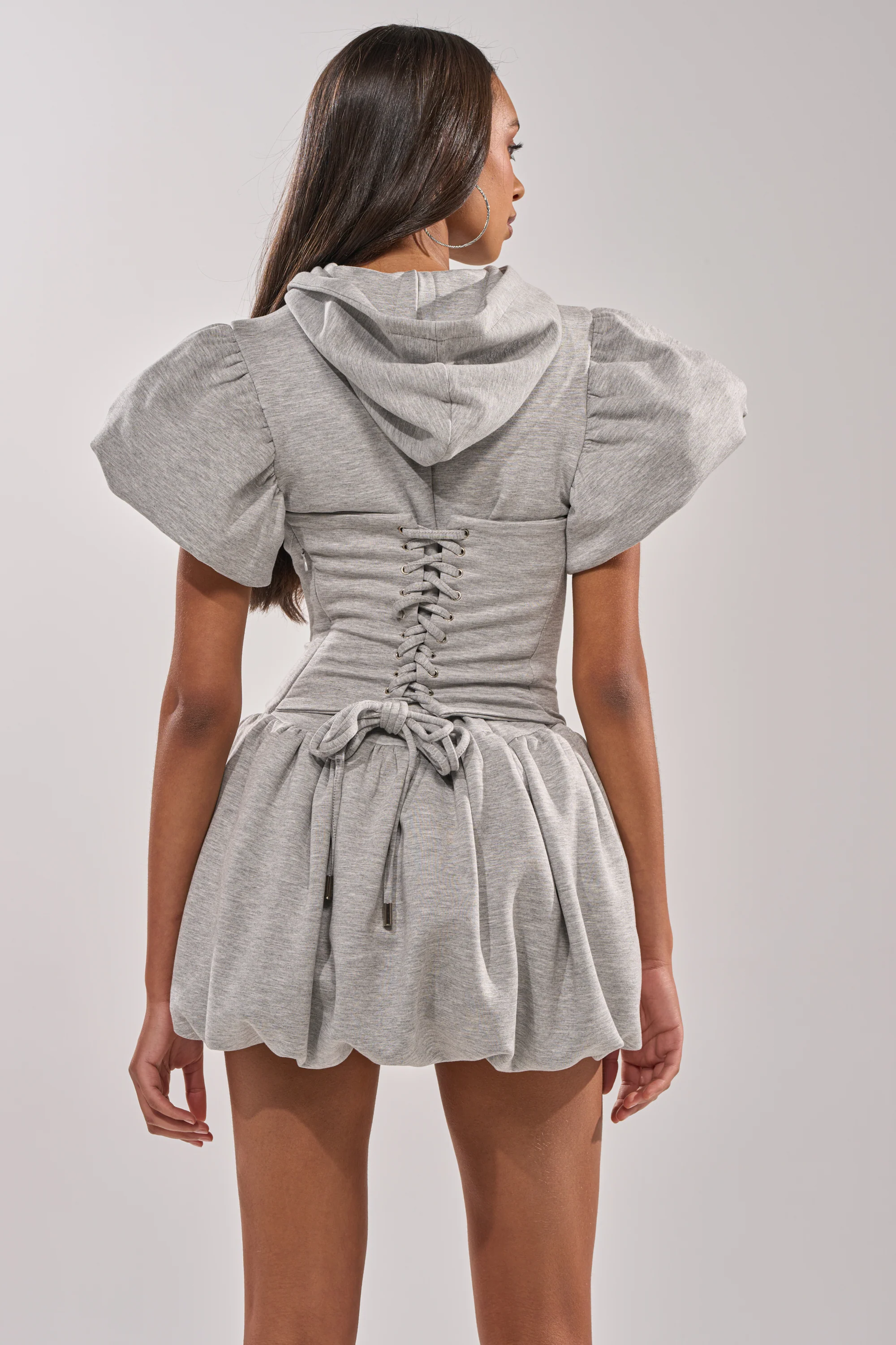 GIRL POWER FRENCH TERRY MINI DRESS - Image 6