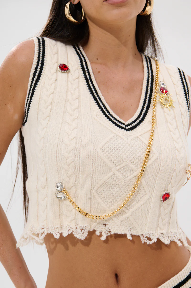 GIRLY POP CROP SWEATER TANK - Image 9
