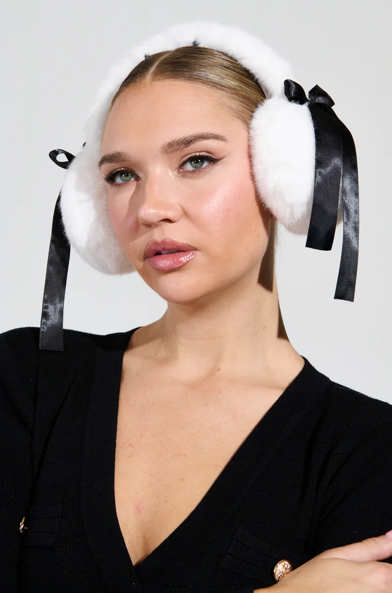 GIRLY POP FAUX FUR EAR MUFFS - Image 2