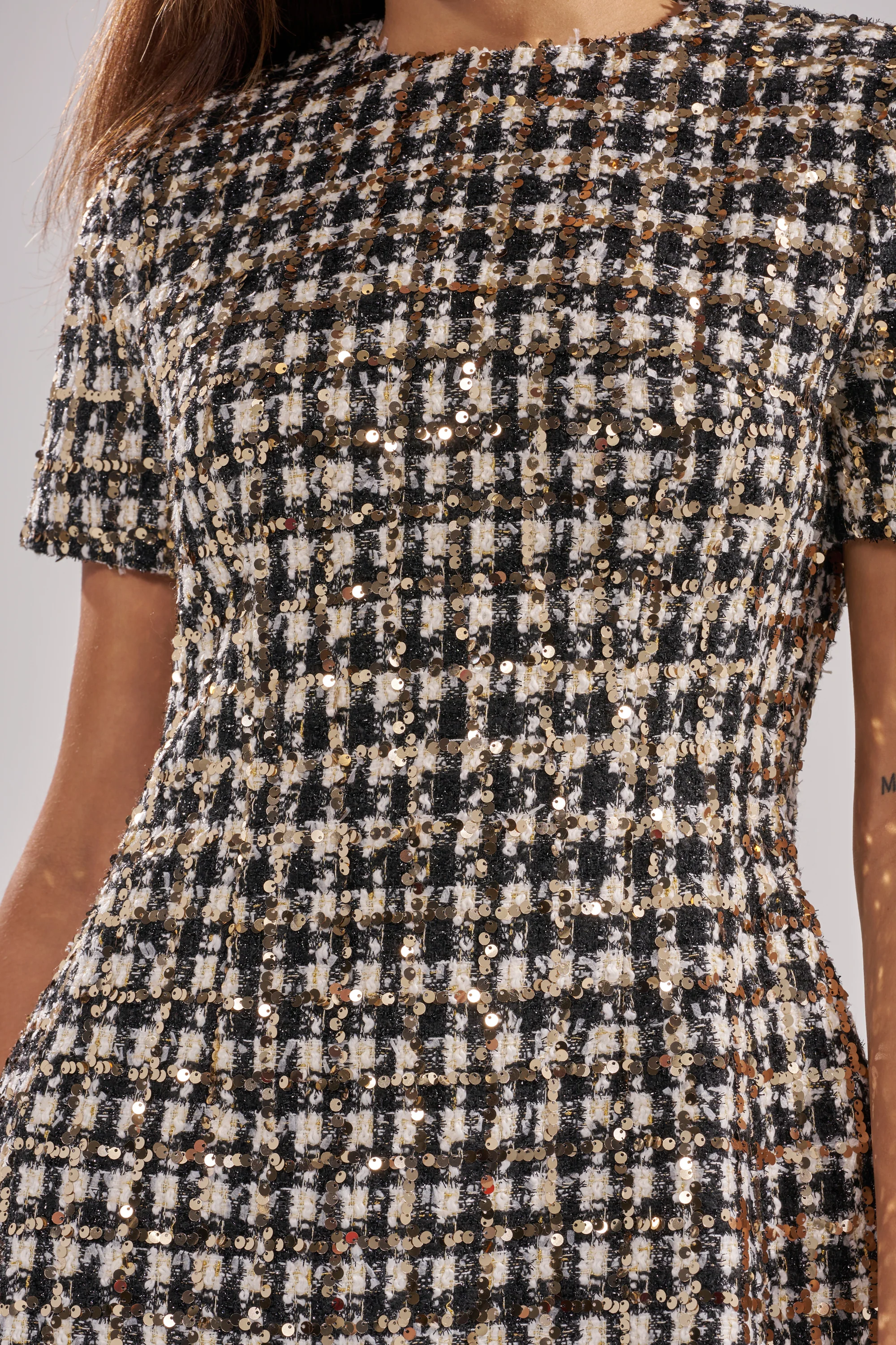 GIRLY POP TWEED MINI DRESS - Image 9