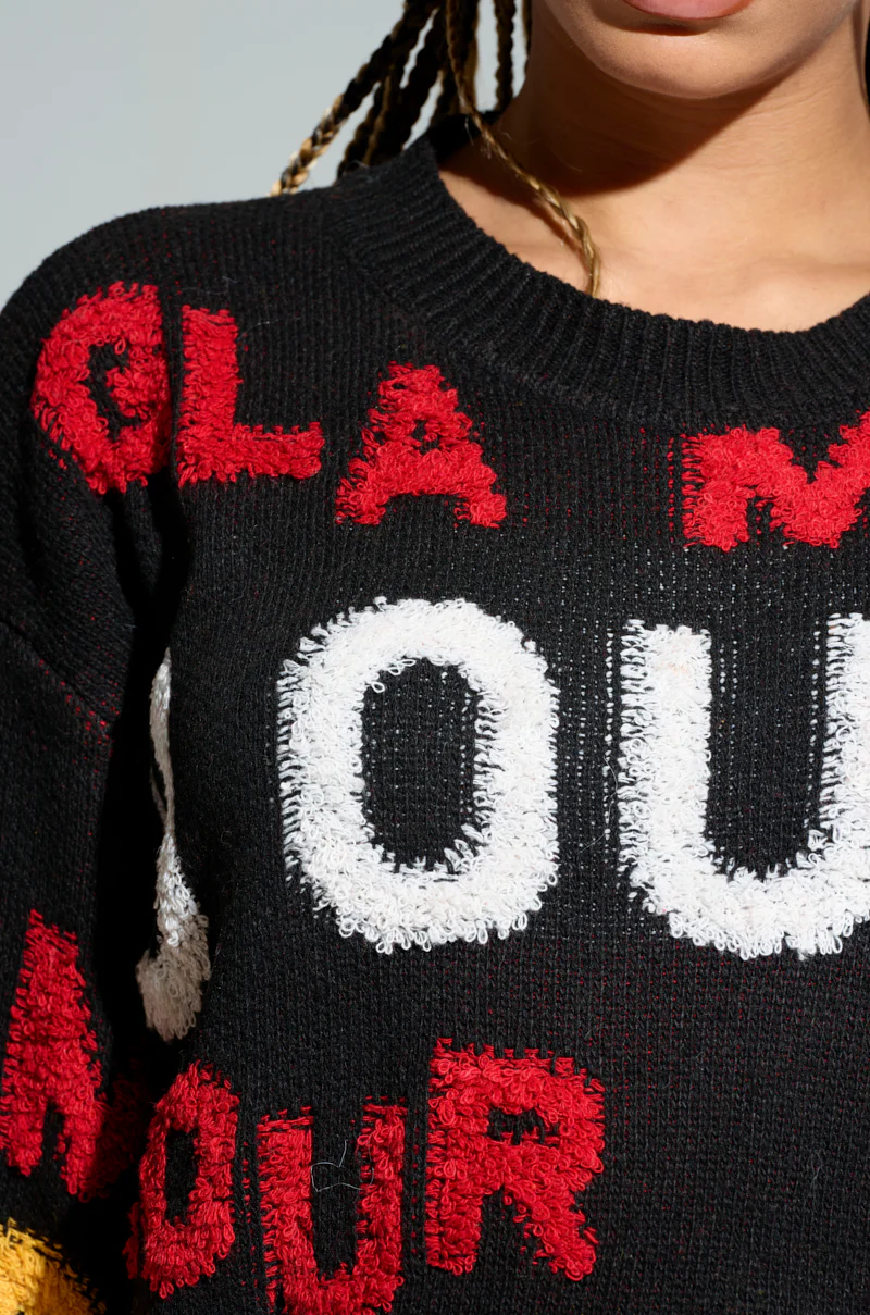 GLAMOUR OVERSIZED SWEATER - Image 7