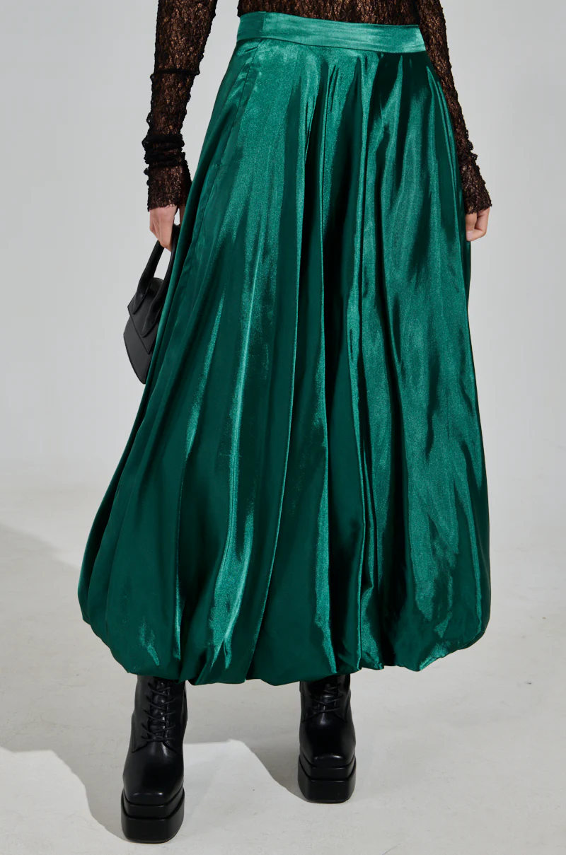 GLOWING MAXI BUBBLE SKIRT - Image 2