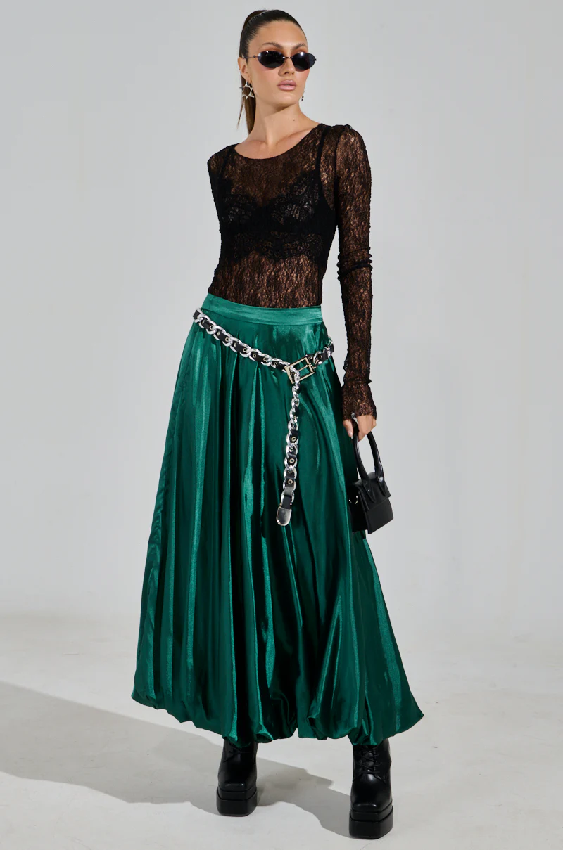 GLOWING MAXI BUBBLE SKIRT - Image 6