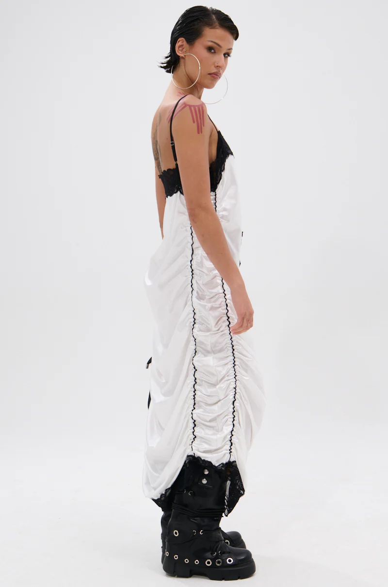 GO SPORTS RUCHED MIDI DRESS - Image 3