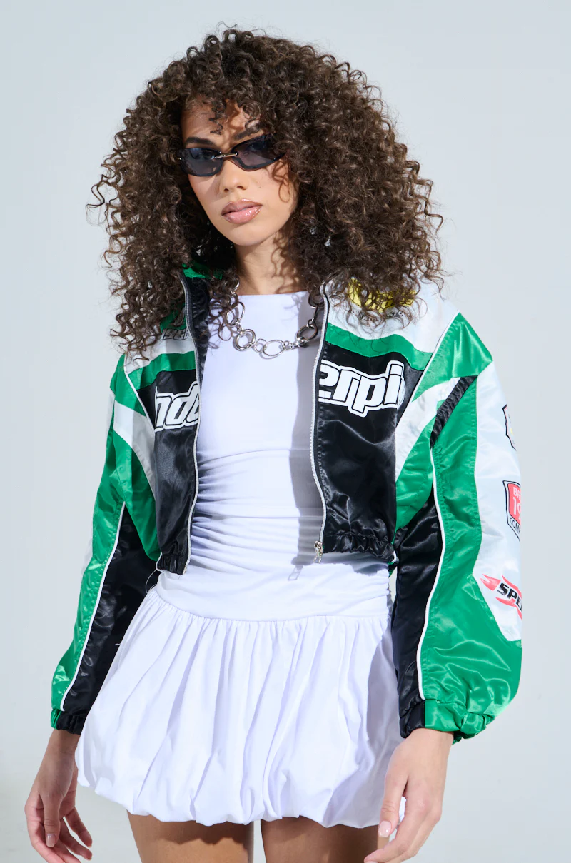 GO TIME EMBROIDERED BOMBER - Image 3