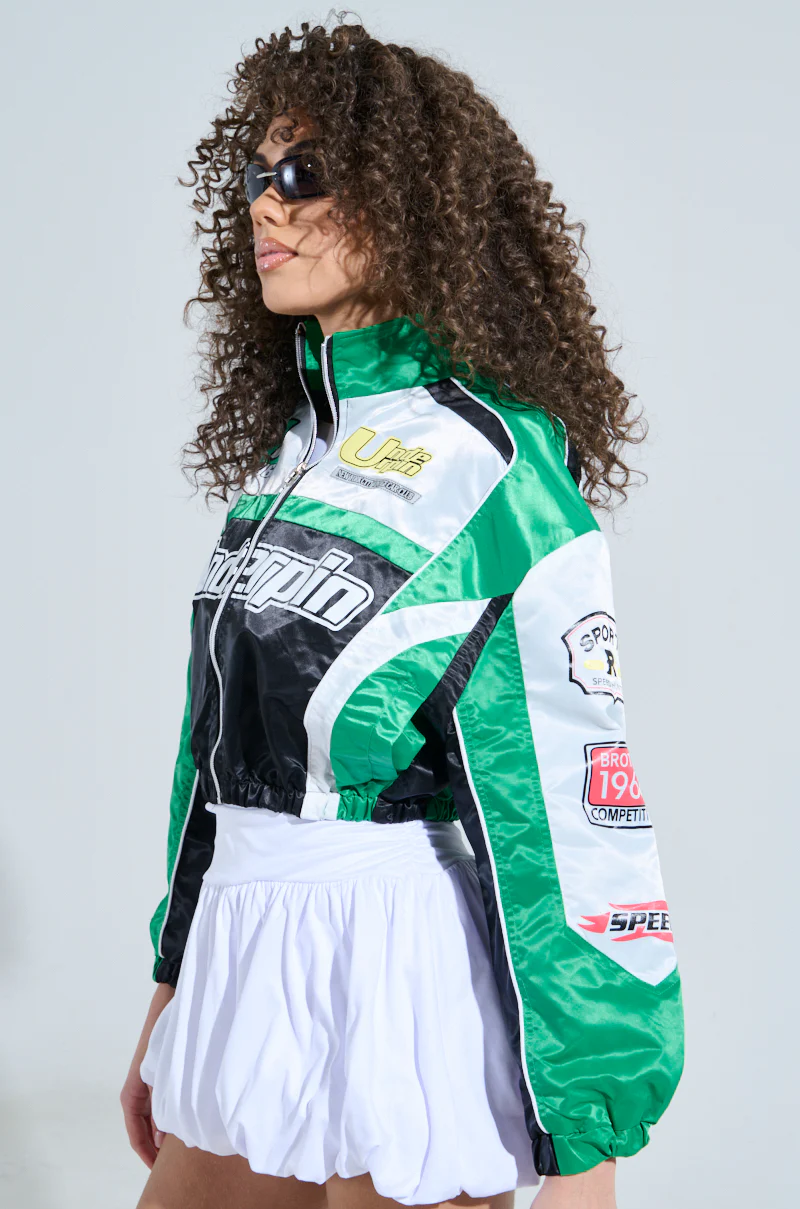 GO TIME EMBROIDERED BOMBER - Image 5