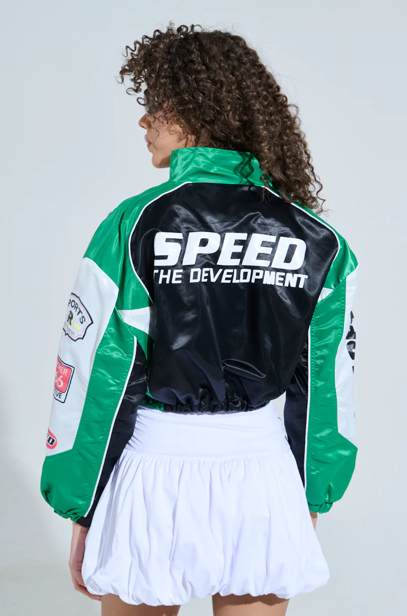 GO TIME EMBROIDERED BOMBER - Image 6