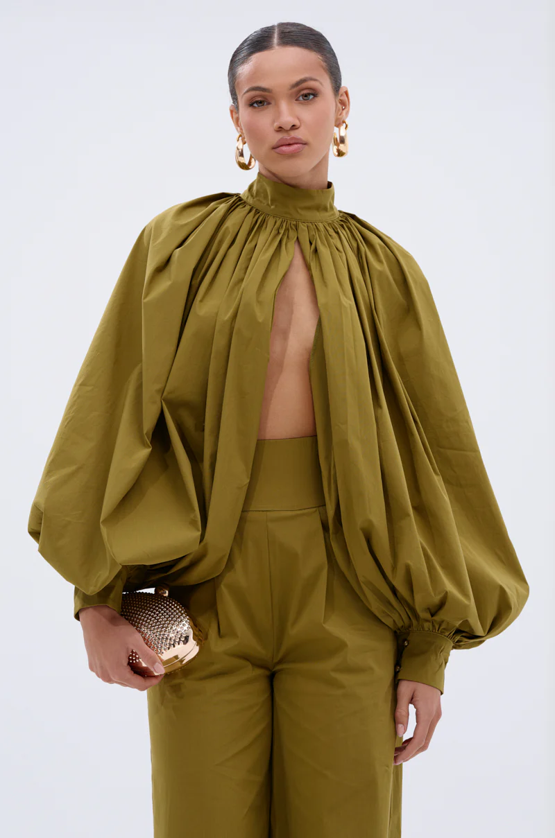 GOLD COAST BALLOON SLEEVE BLOUSE - Image 2