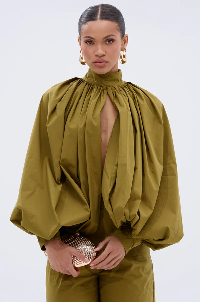GOLD COAST BALLOON SLEEVE BLOUSE - Image 3