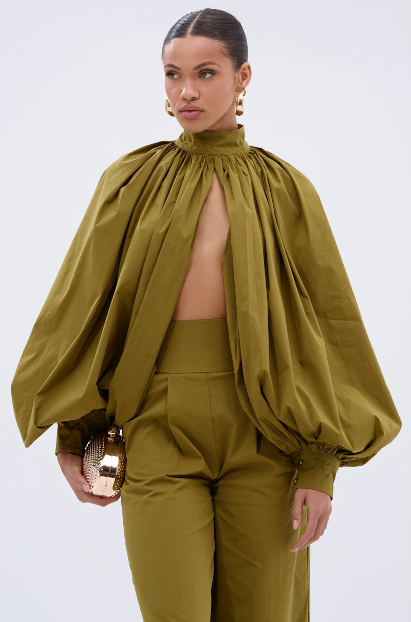 GOLD COAST BALLOON SLEEVE BLOUSE - Image 4