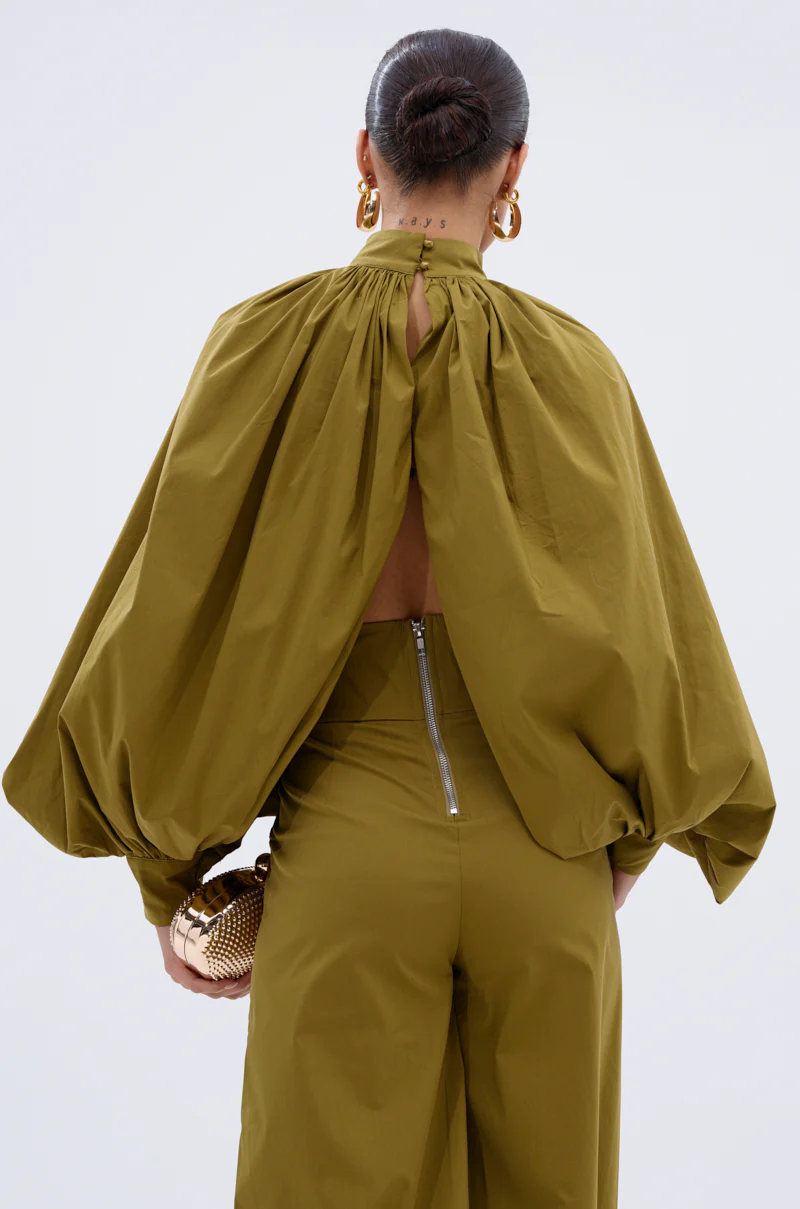 GOLD COAST BALLOON SLEEVE BLOUSE - Image 6
