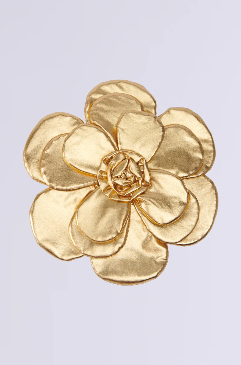 GOLDEN HOUR METALLIC BROOCH - Image 5