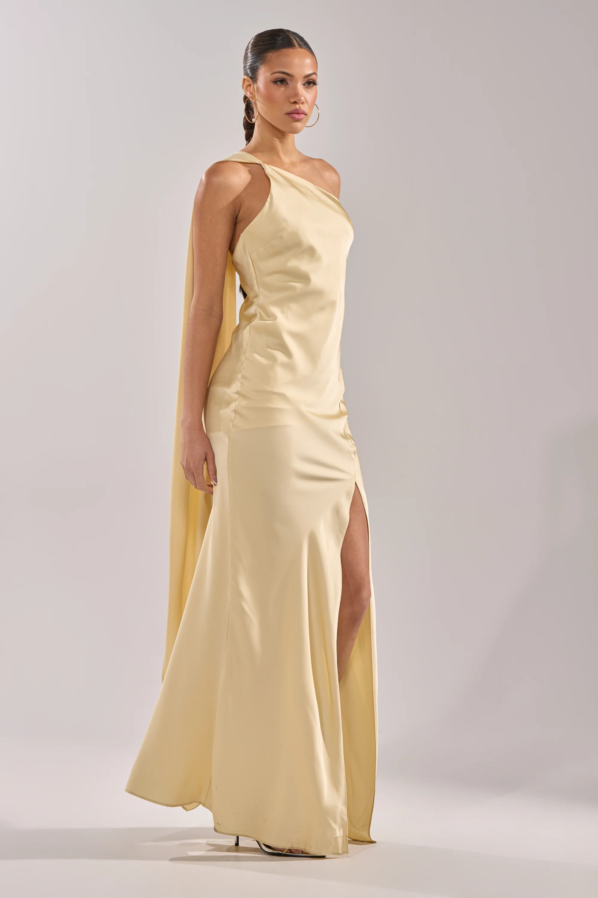 GOLDEN HOUR SATIN MAXI DRESS - Image 6