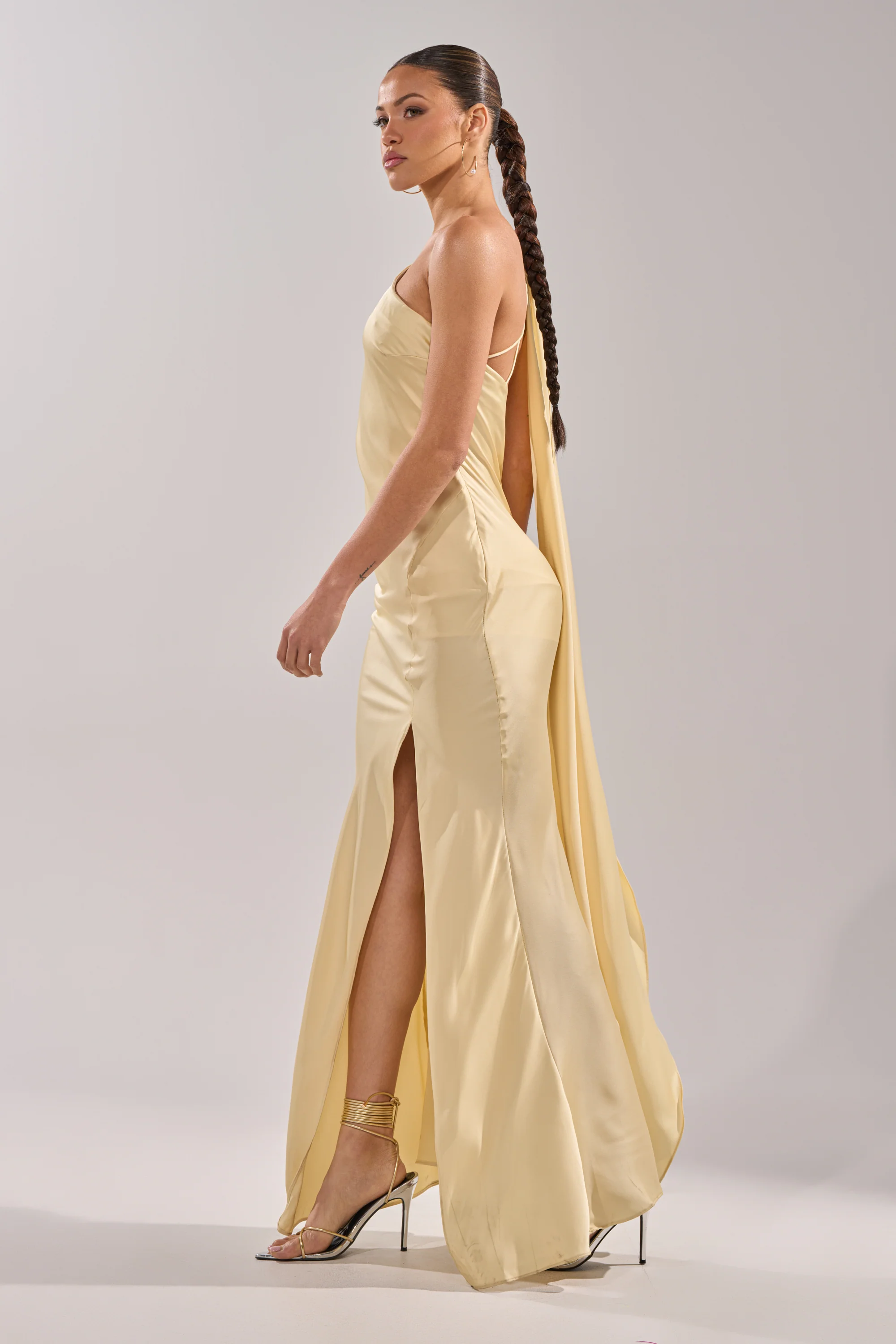 GOLDEN HOUR SATIN MAXI DRESS - Image 7
