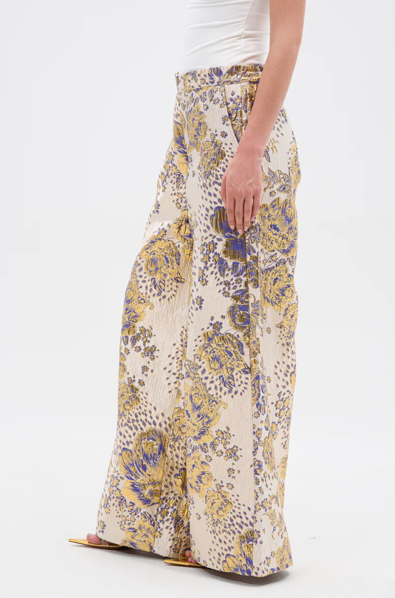 GOLDIE BROCADE TROUSER - Image 4