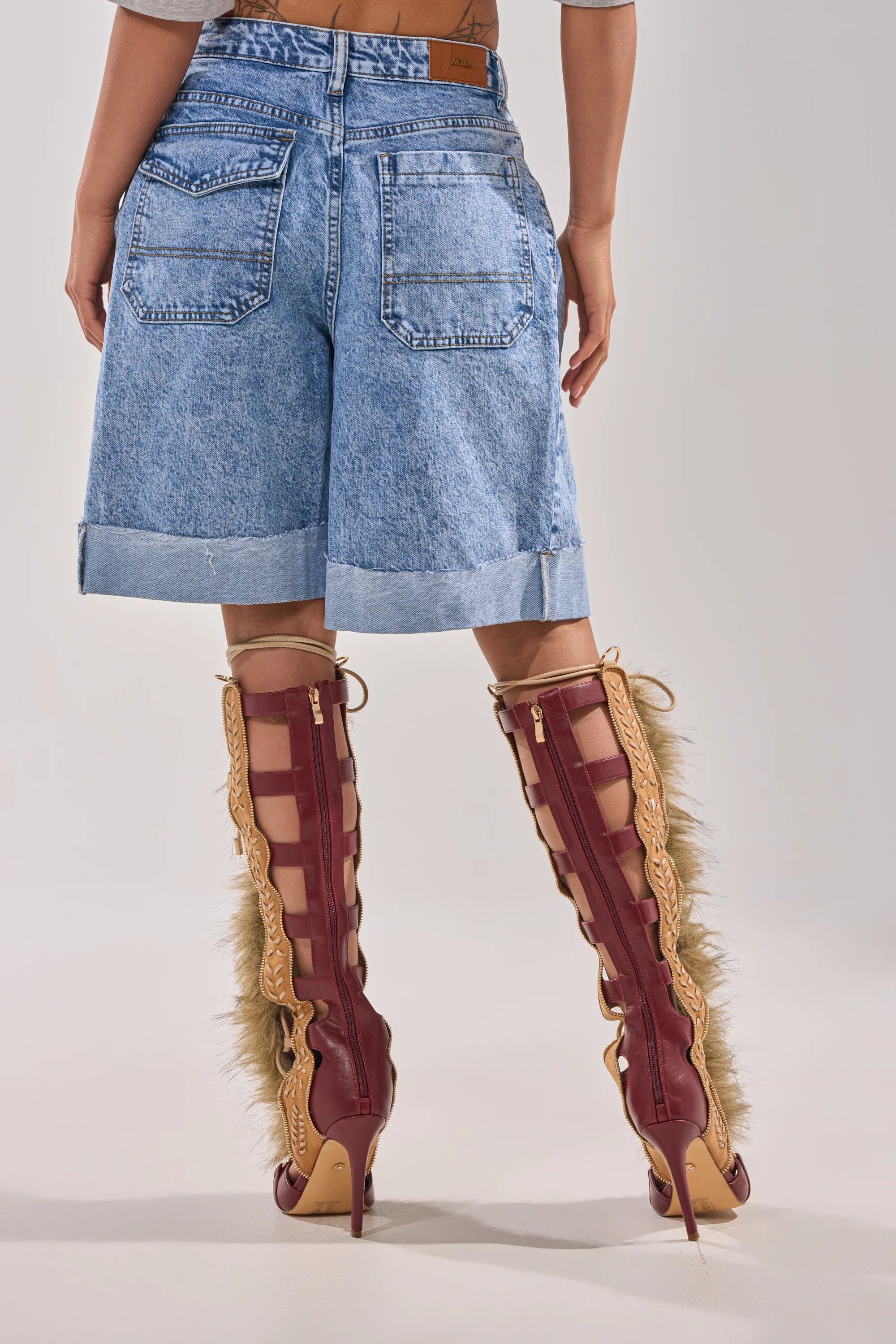 GONE BAD DENIM BERMUDA SHORT - Image 4