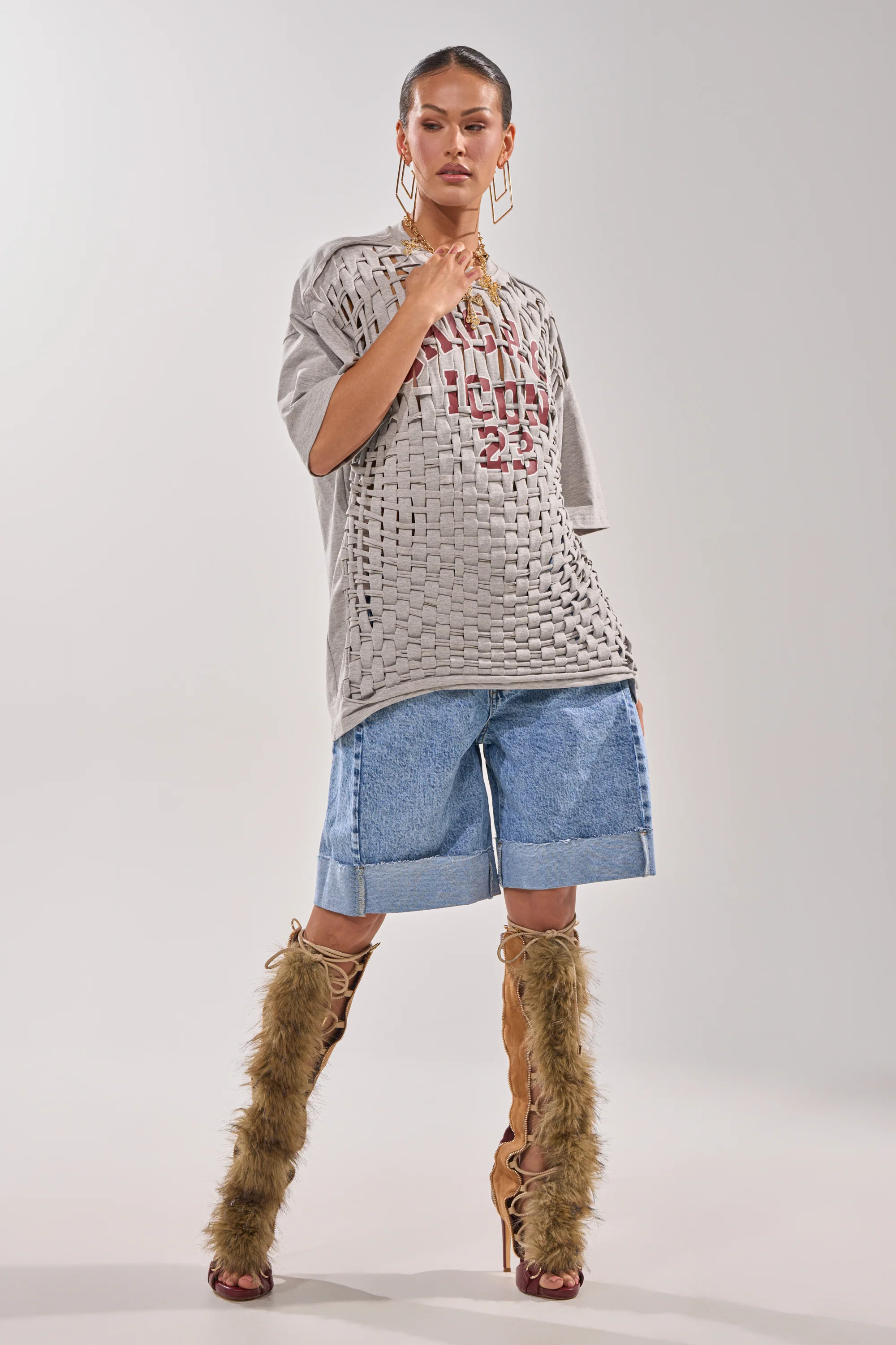 GONE BAD DENIM BERMUDA SHORT - Image 6
