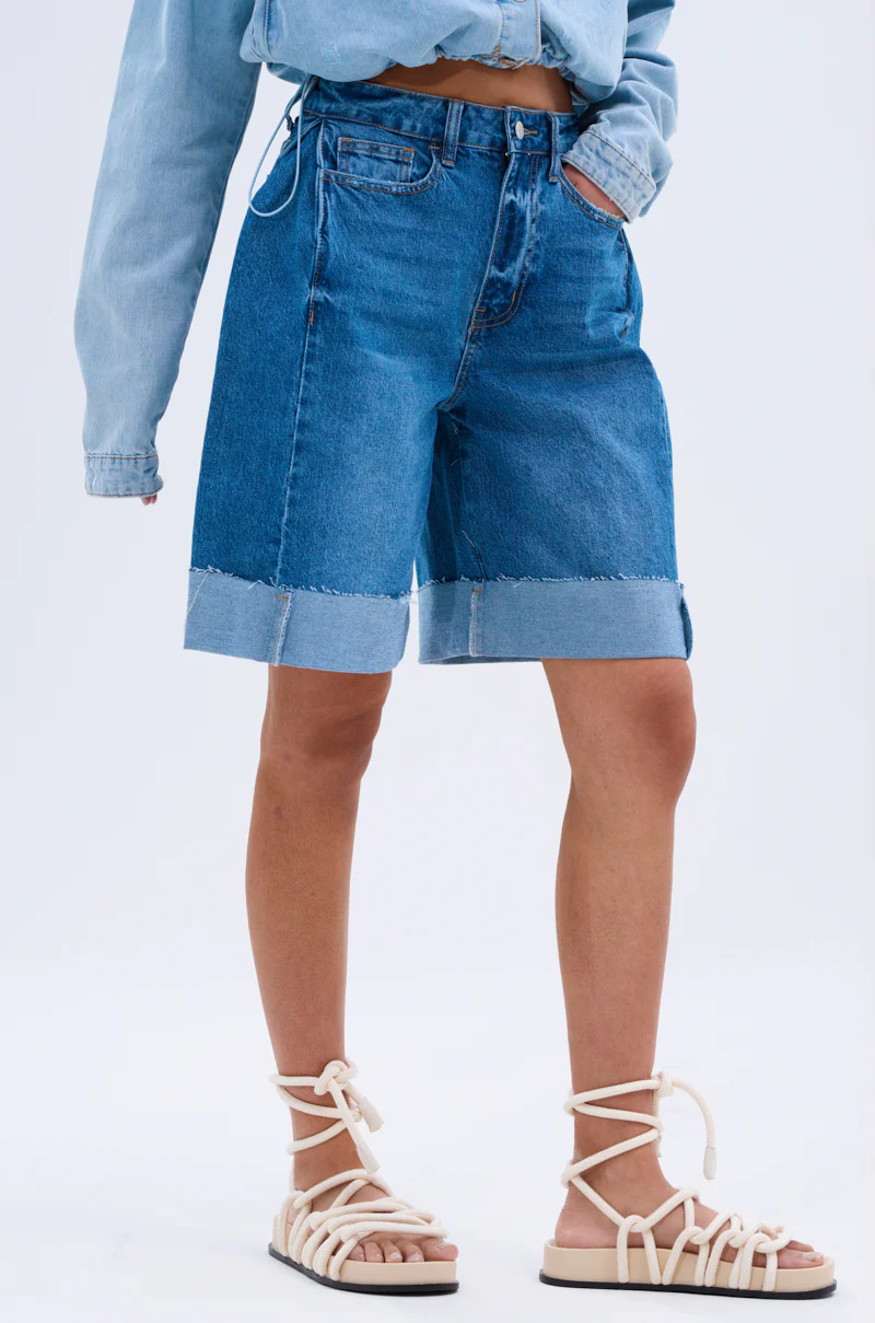 GONE BAD DENIM BERMUDA SHORT - Image 5