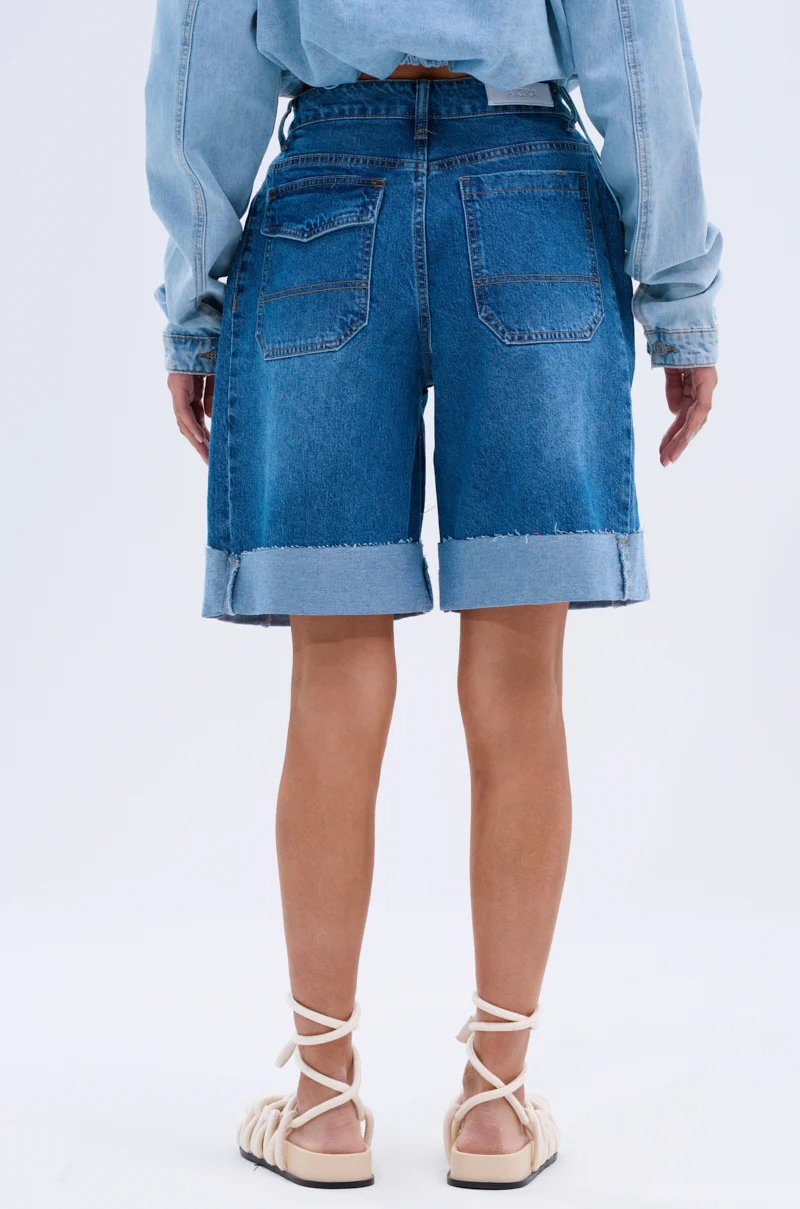 GONE BAD DENIM BERMUDA SHORT - Image 7