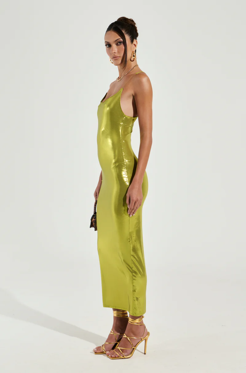 GOOD INTENTIONS LIME MAXI DRESS - Image 3