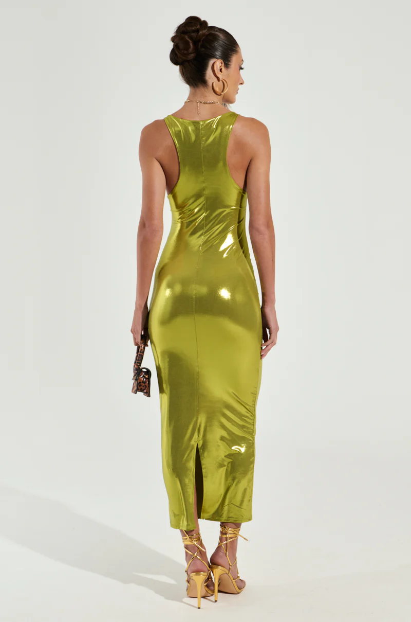 GOOD INTENTIONS LIME MAXI DRESS - Image 4