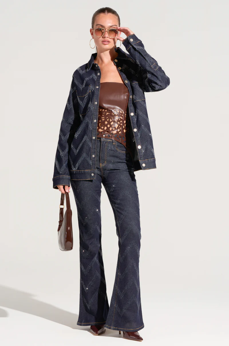 GOOD KARMA EMBELLISHED DENIM JACKET - Image 6