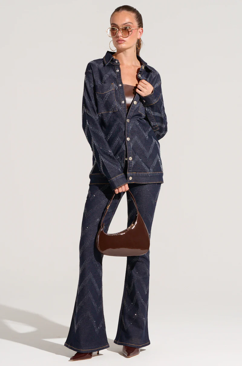 GOOD KARMA EMBELLISHED DENIM JACKET - Image 7