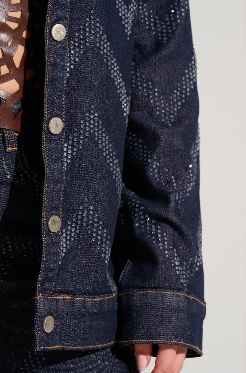 GOOD KARMA EMBELLISHED DENIM JACKET - Image 9