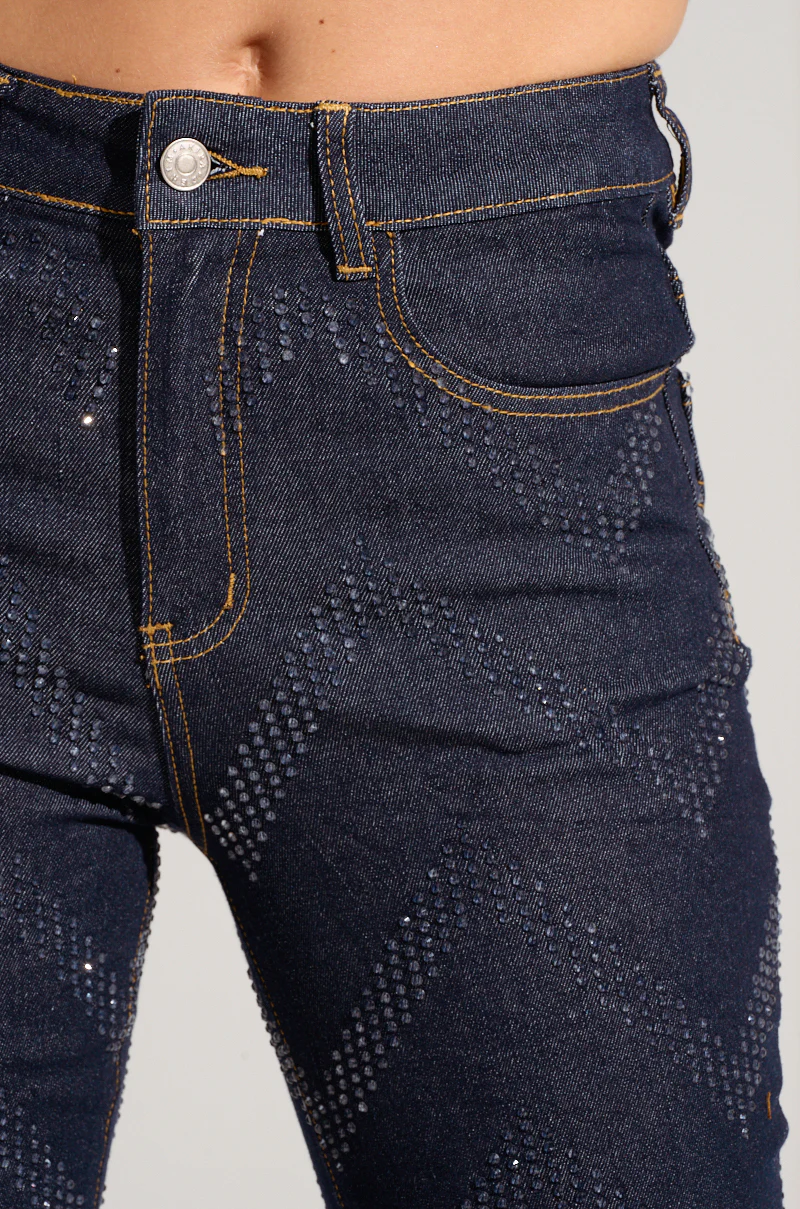 GOOD KARMA EMBELLISHED FLARE JEANS - Image 8