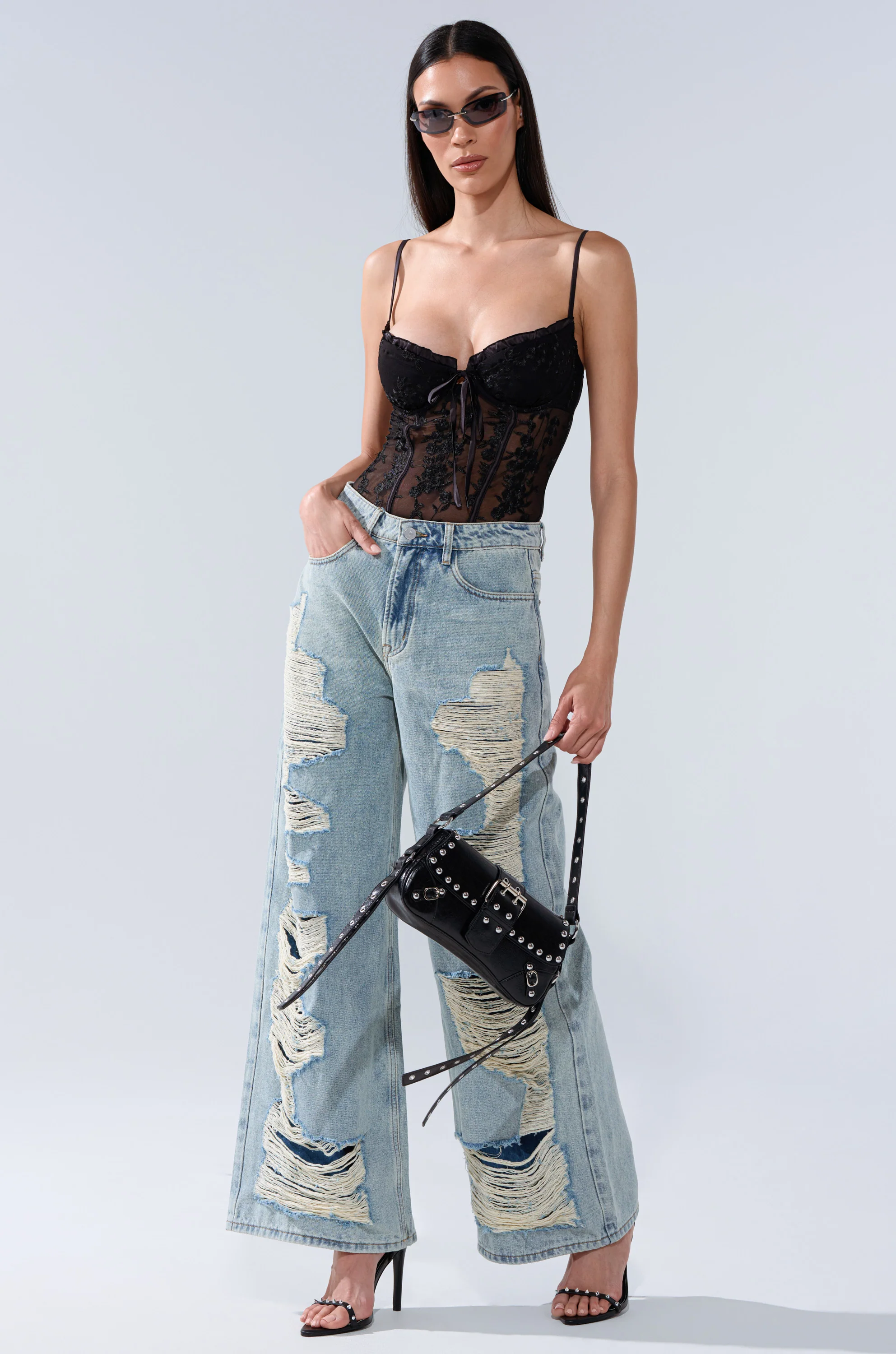 GOT YOUR ATTENTION LACE BODYSUIT - Image 6