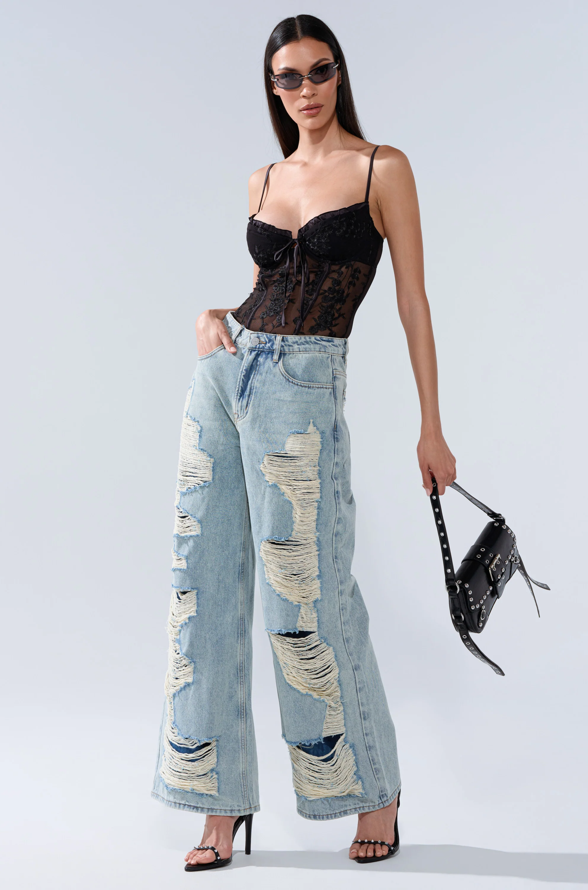 GOT YOUR ATTENTION LACE BODYSUIT - Image 7